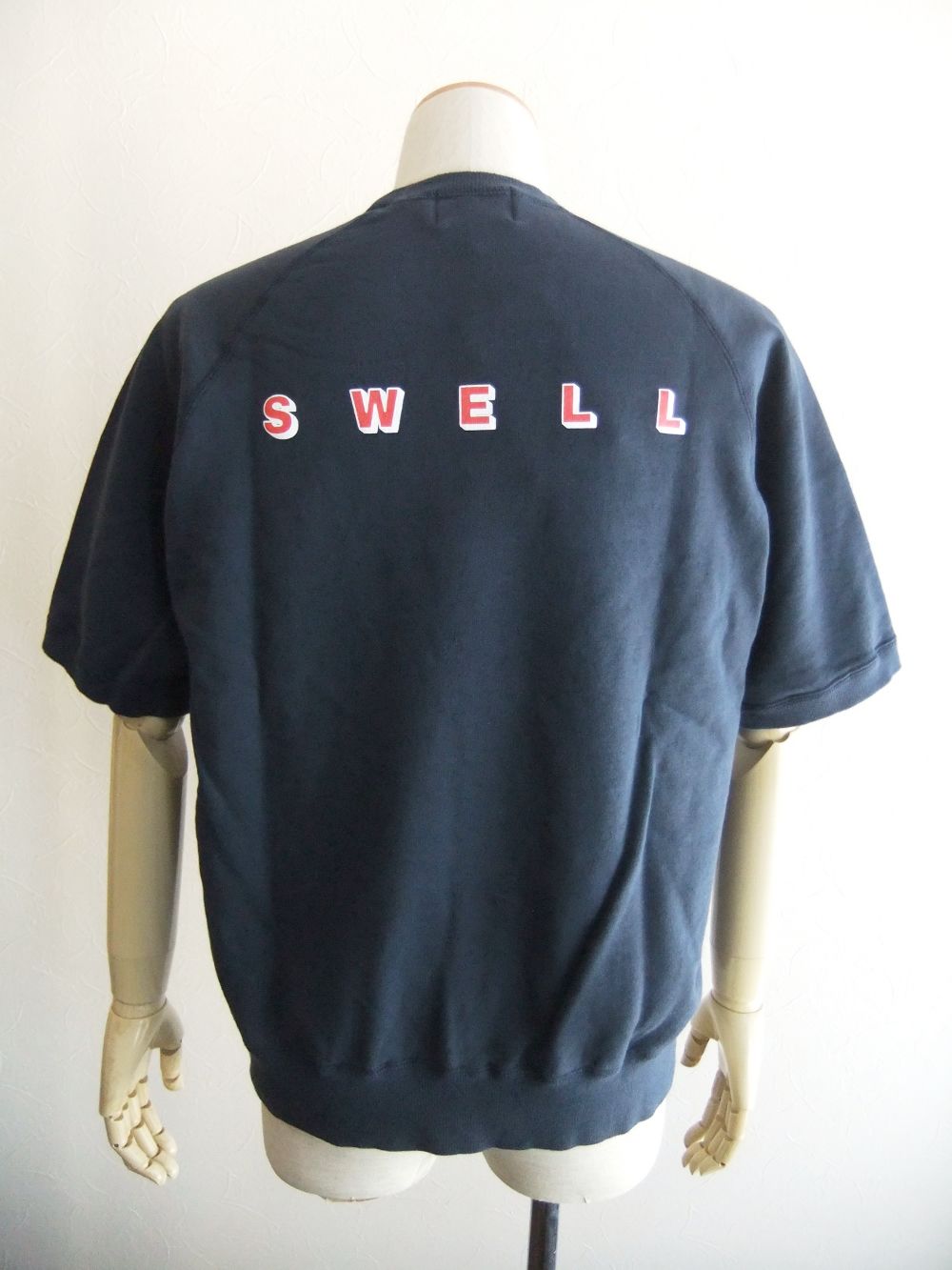 3D LOGO SWEAT (ネイビー)   ロゴ入り半袖スエット   RSM-23041