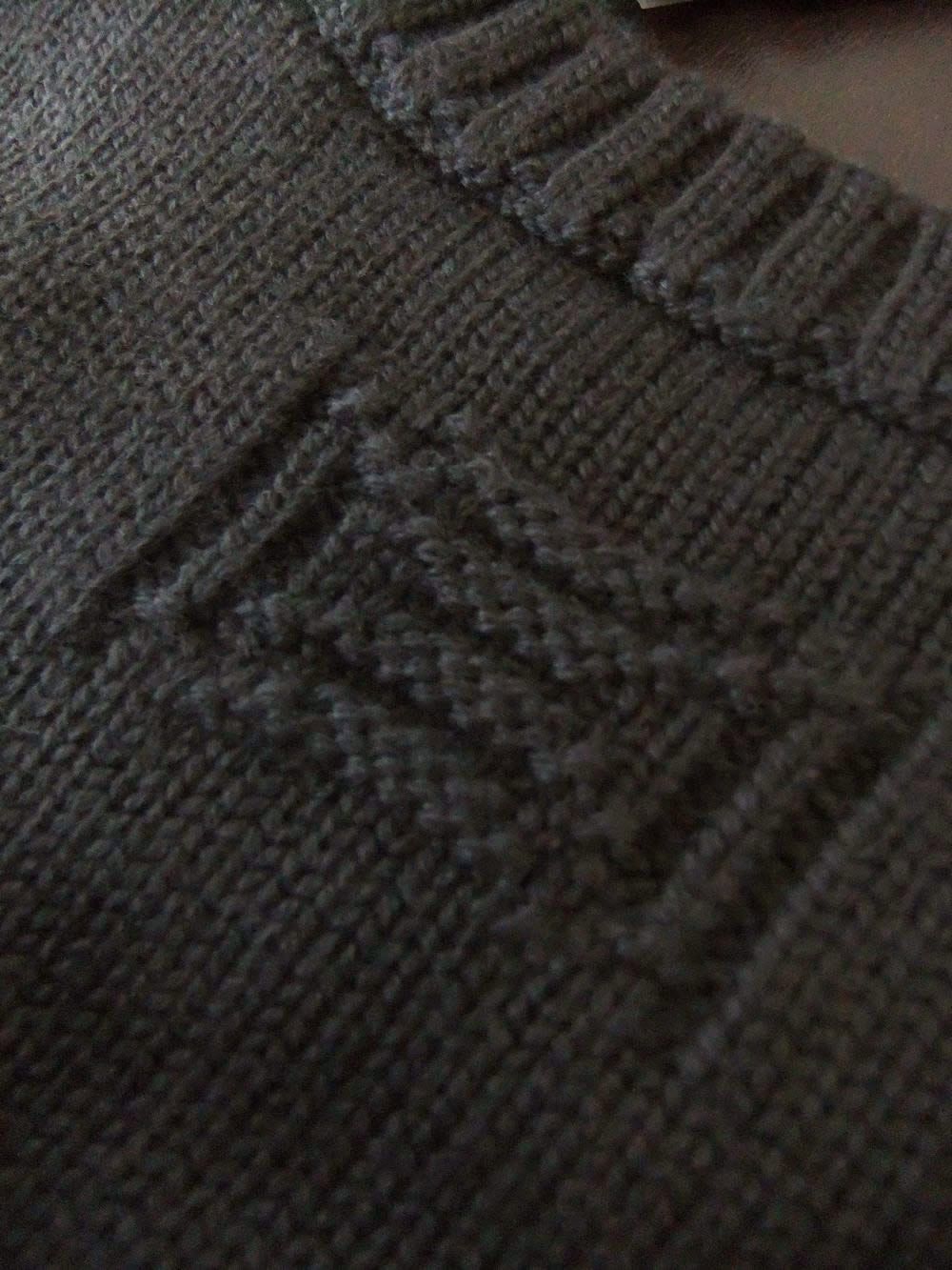 【D5M103L】メリノ ミドルゲージ クルーネック ニット