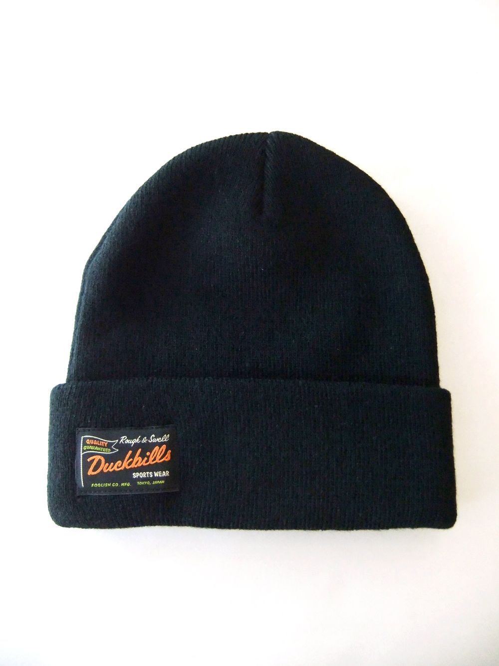 OXFORD BEANIE   (ブラック)  ロゴニットキャップ    RSA-22204
