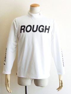 BIG LOGO MOCK L.S.  ( ホワイト ) モックネック 長袖ポロシャツ