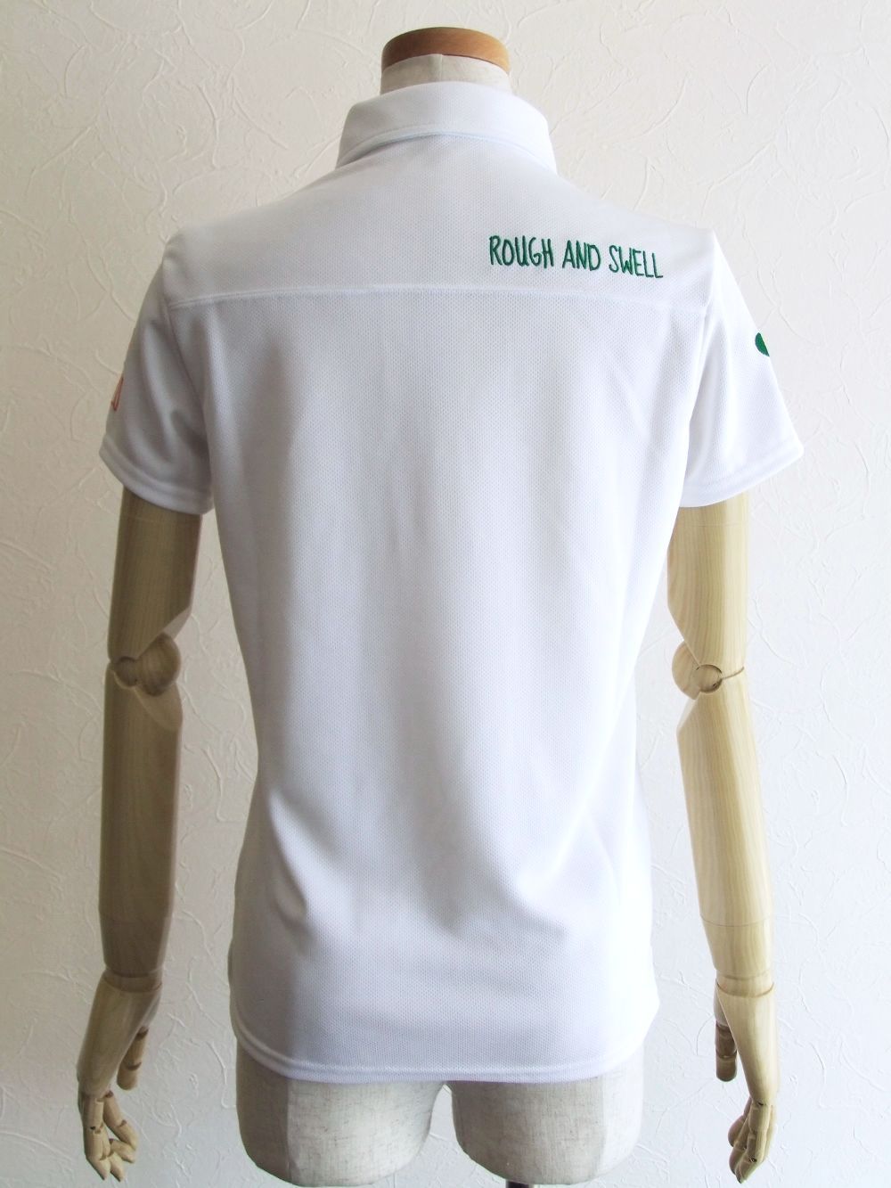 【LADIES】 PARADISE POLO W.  (ホワイト)   ロゴ半袖ポロ  RSL-21003
