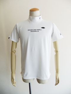 CHIC SICK TOUR MOCK  (ホワイト)  モックネック 半袖ポロシャツ RSM-23020