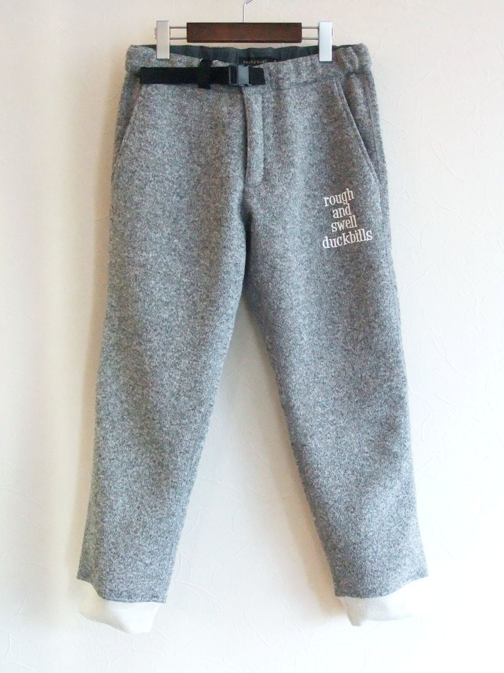 PORTLAND PANTS  ロゴ ニット 裏起毛 リブパンツ   RSM-20260