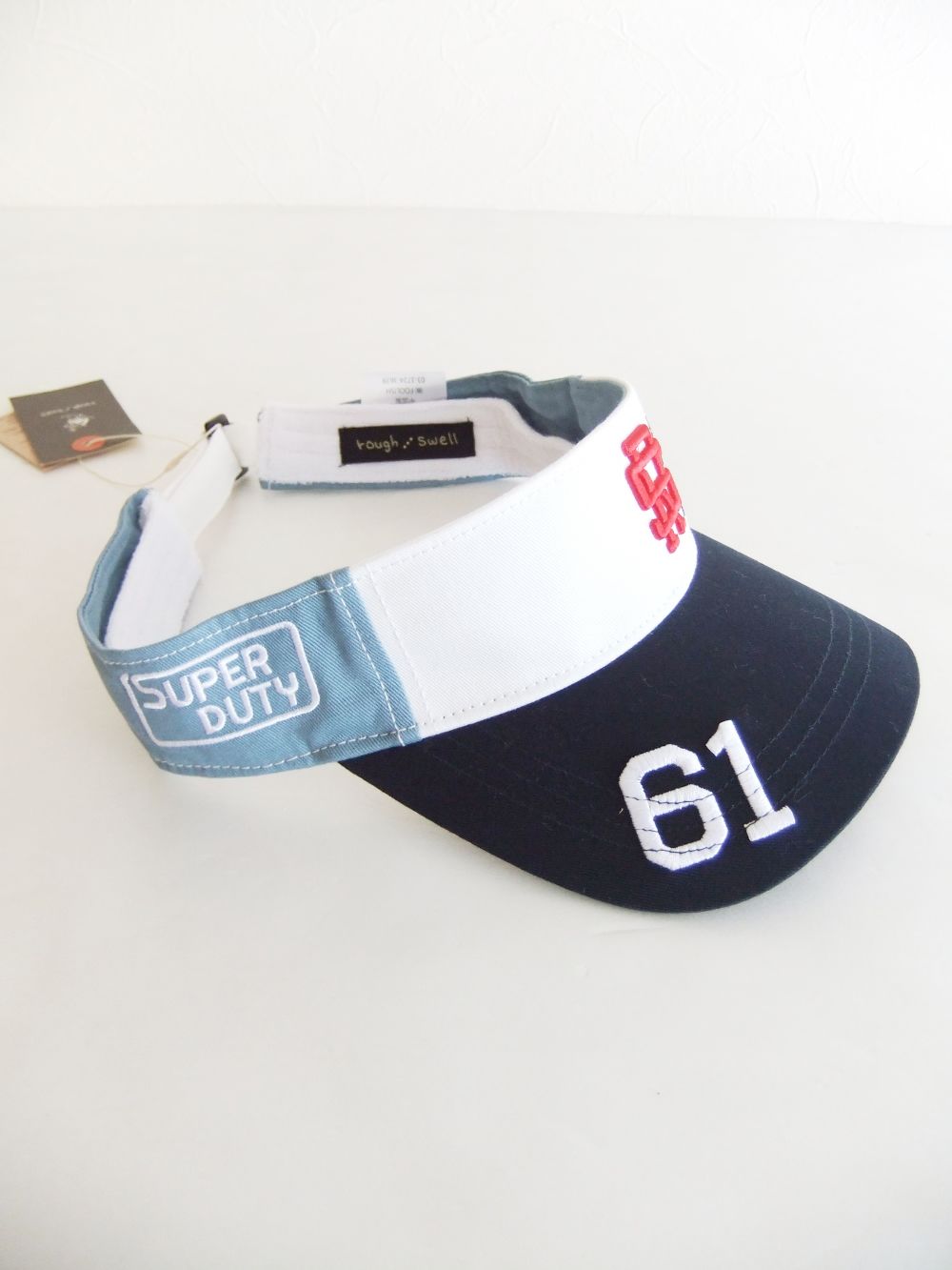 TOUR SUN VISOR MULTI (ネイビー) ロゴ入りサンバイザー  RSA-23005