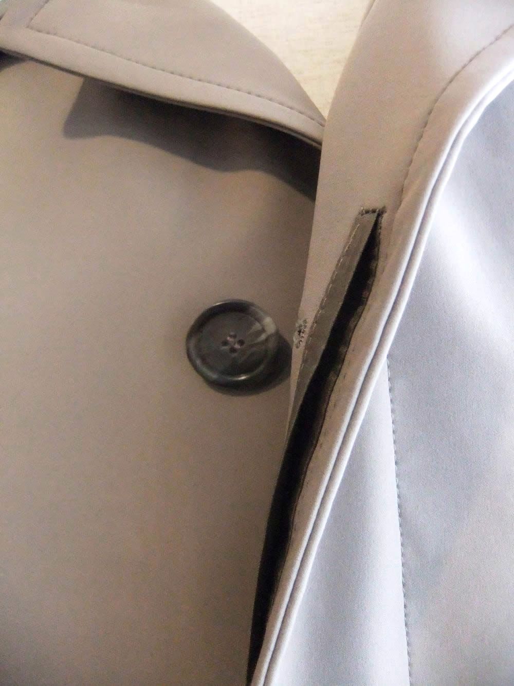 SALOMON  (ベージュ) ナイロンストレッチ バルカラーコート