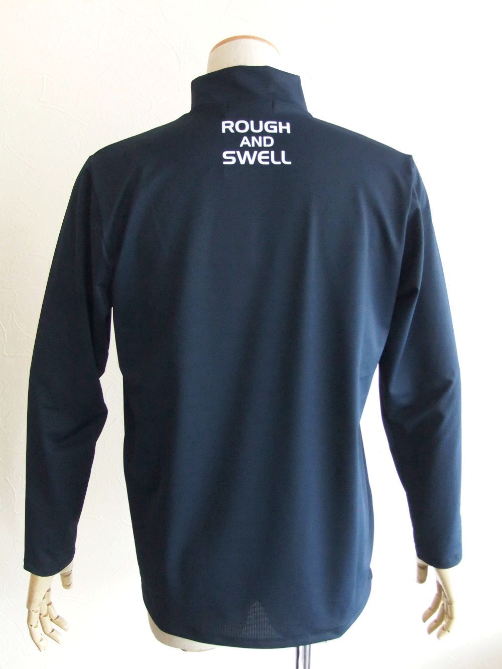 RS LOGO MOCK L.S  ( ネイビー )  モックネック 長袖ポロシャツ  RSM-21230