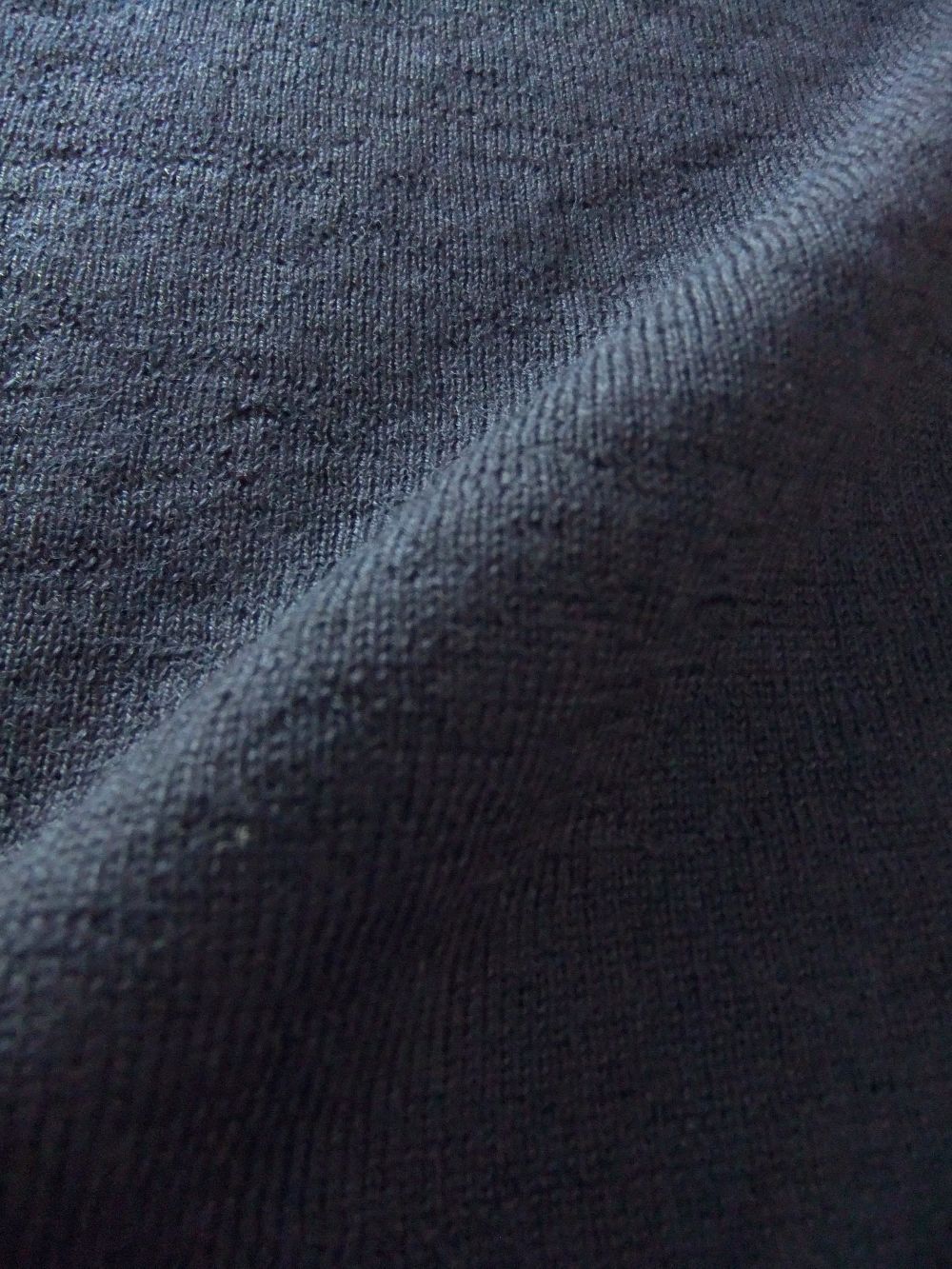 MAISON MARGIELA  レザー エルボーパッチ クルーネック セーター