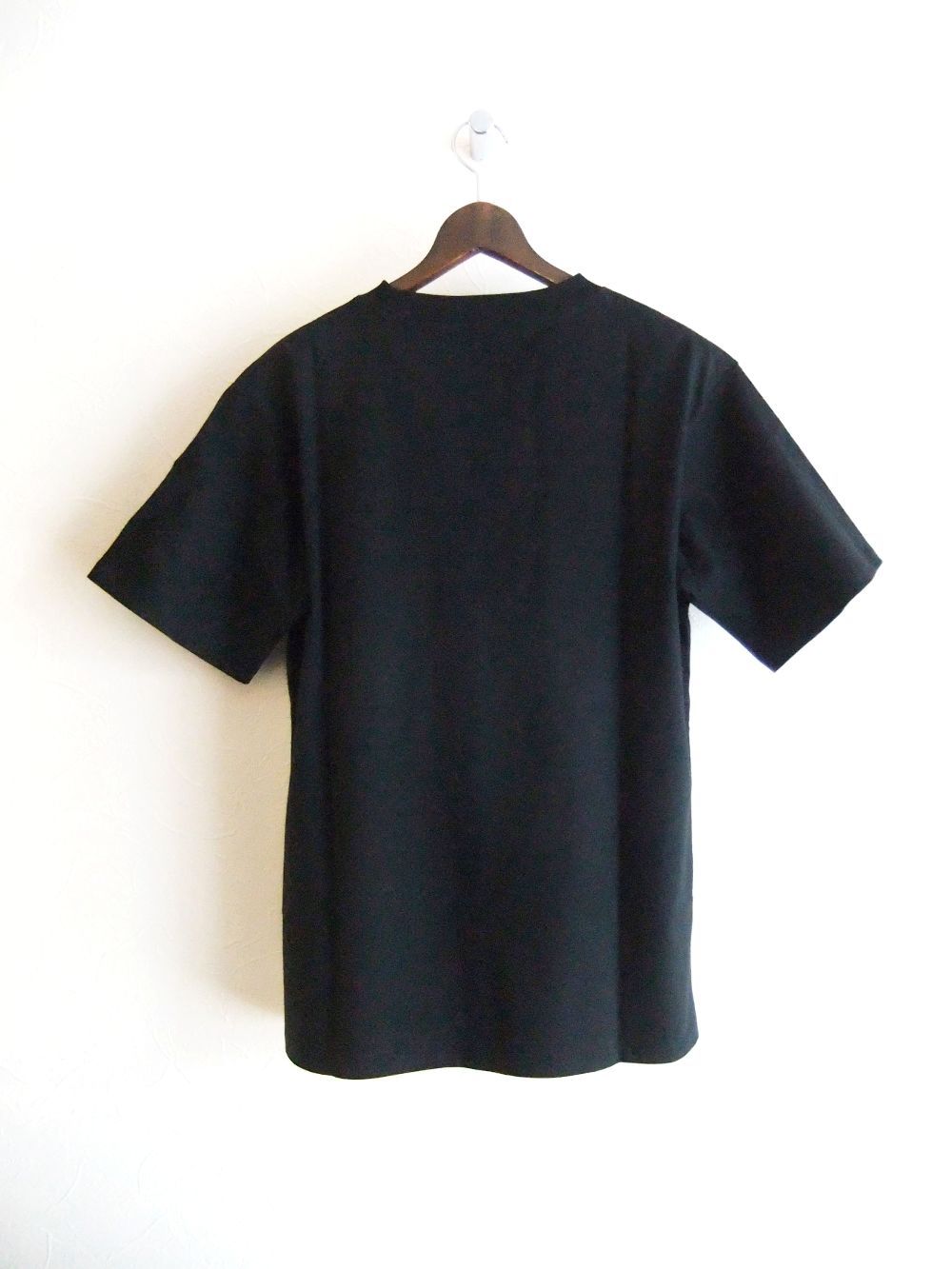 【MICALLE MICALLE Account】 HOMMAGE  HEART FACE T-SHIRT  (ブラック)   ロゴ T-SHIRT   MAB107TCA