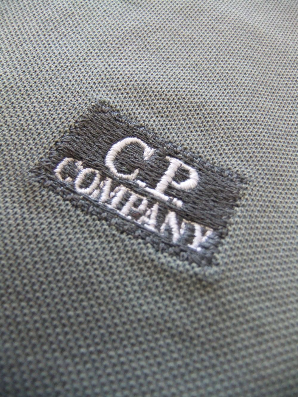 Tacting Piquet Garment Dyed Chest  Logo T-Shirt  スモール ロゴTシャツ  (グレー)