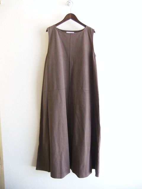 DINTトレンチコートベストノースリーブワンピースベージュタンクトップ  