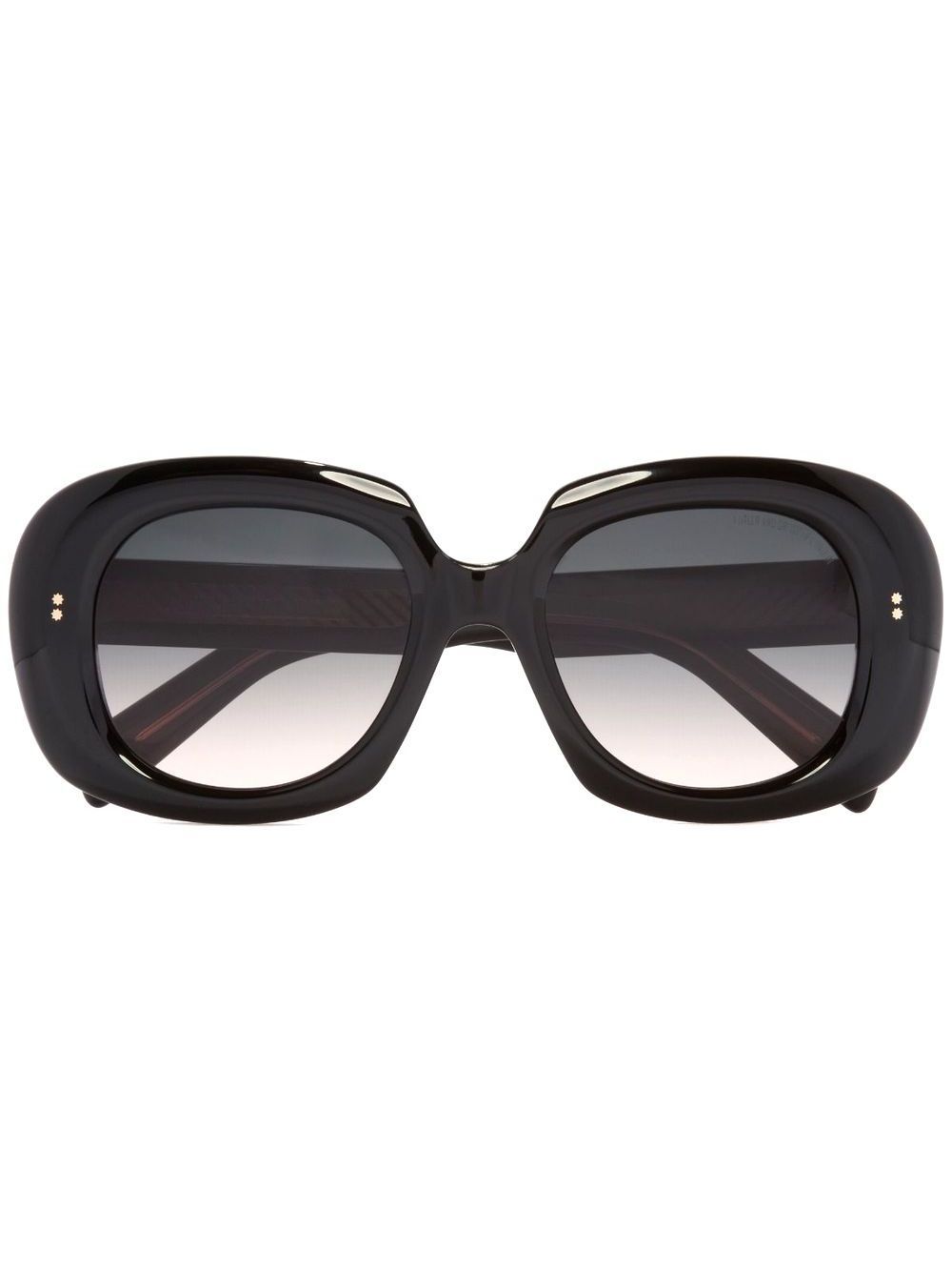 CUTLER AND GROSS    9383 ROUND SUNGLASSES-BLACK