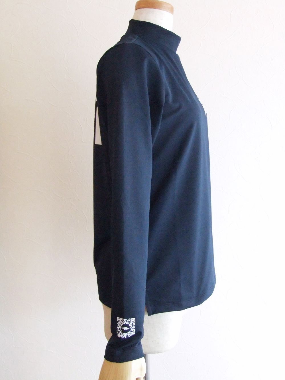 【LADIES】  GOLF PEACE MOCK L.S. W.  (ネイビー) ロゴモックネック   RSL-21221