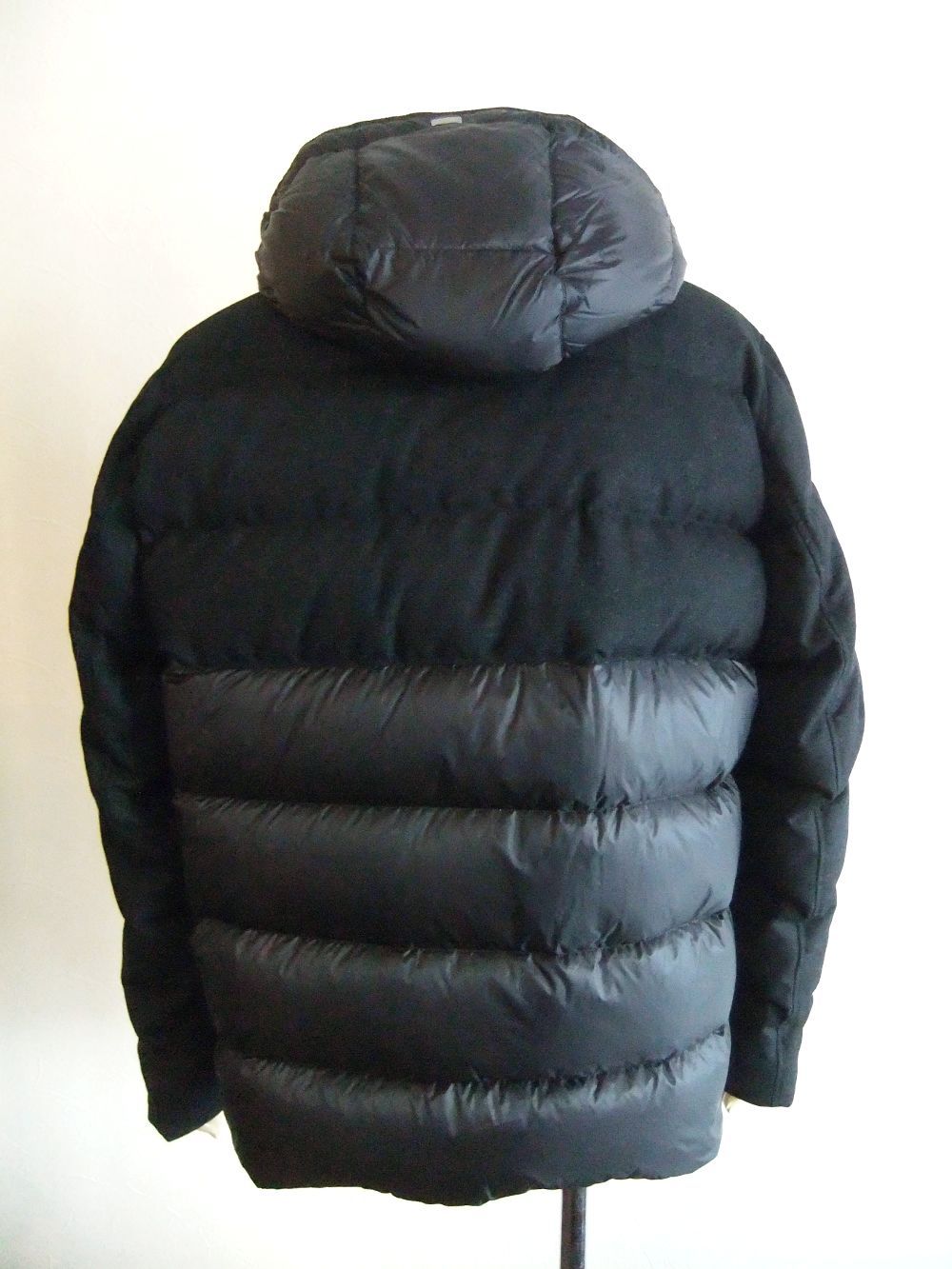 WOOL/NYLON コンビネーション ダウンブルゾン