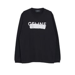 【MICALLE MICALLE Account】 HOMMAGE CE LONG-T   (ブラック)   ロゴ T-SHIRT  MAF102TDC