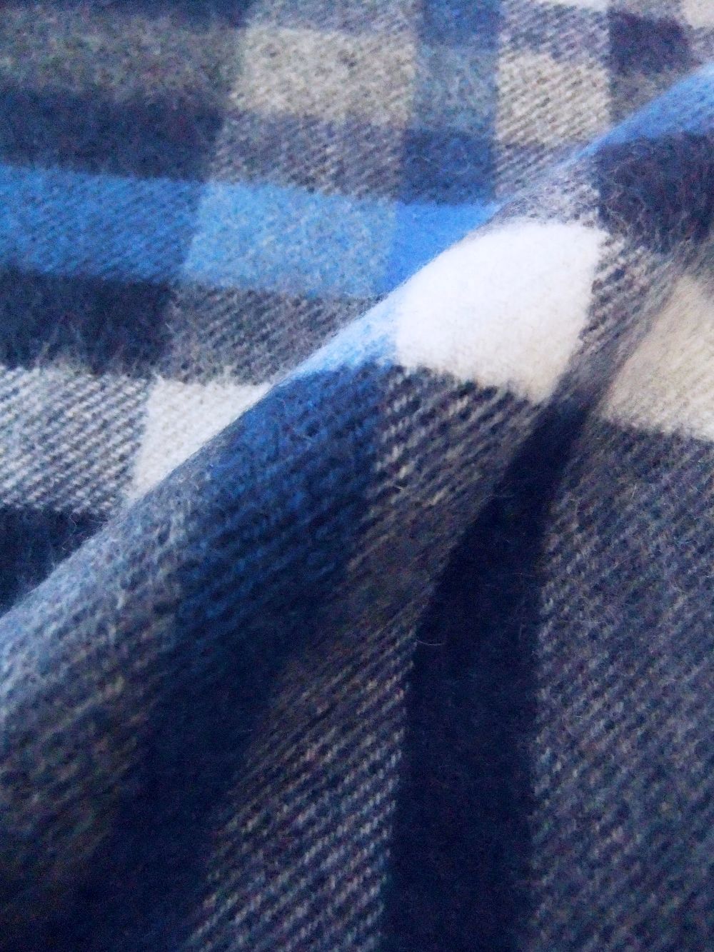 カシミヤ ストール  WA57   (モダン ブラックウォッチ)