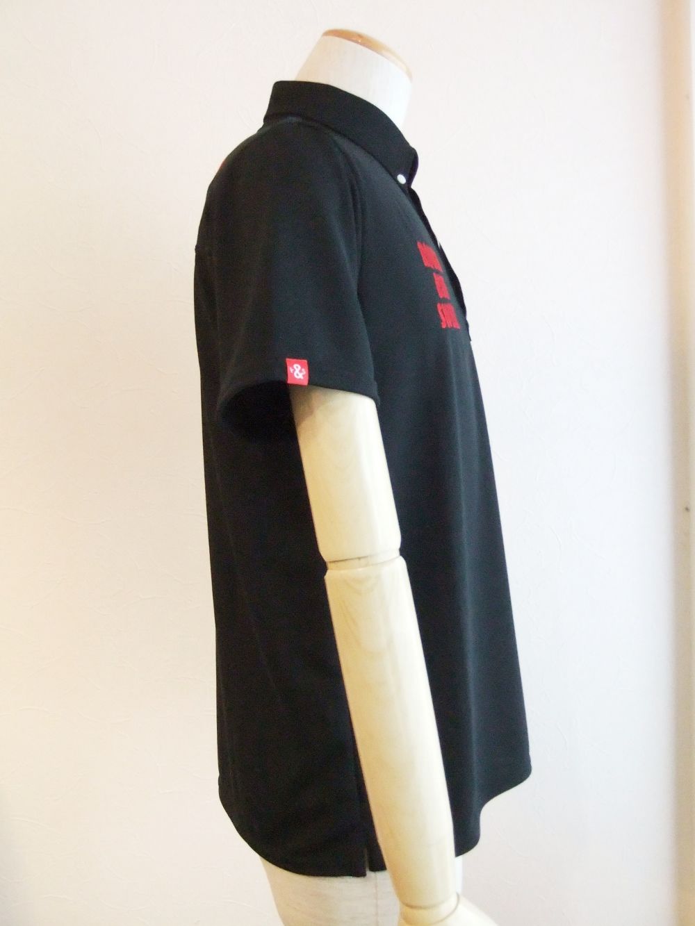 SKULL POLO ( ブラック )   半袖B.D.ポロ  RSM-21007