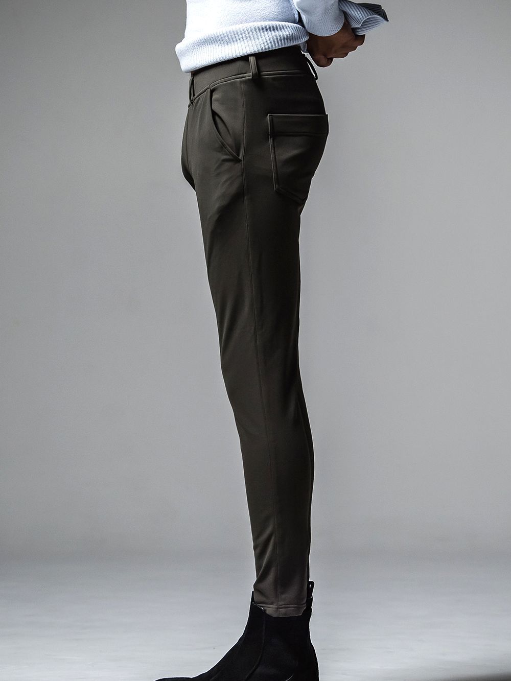 CHRIS EASY HEAT PANTS  (カーキ)   スラックス イージー パンツ