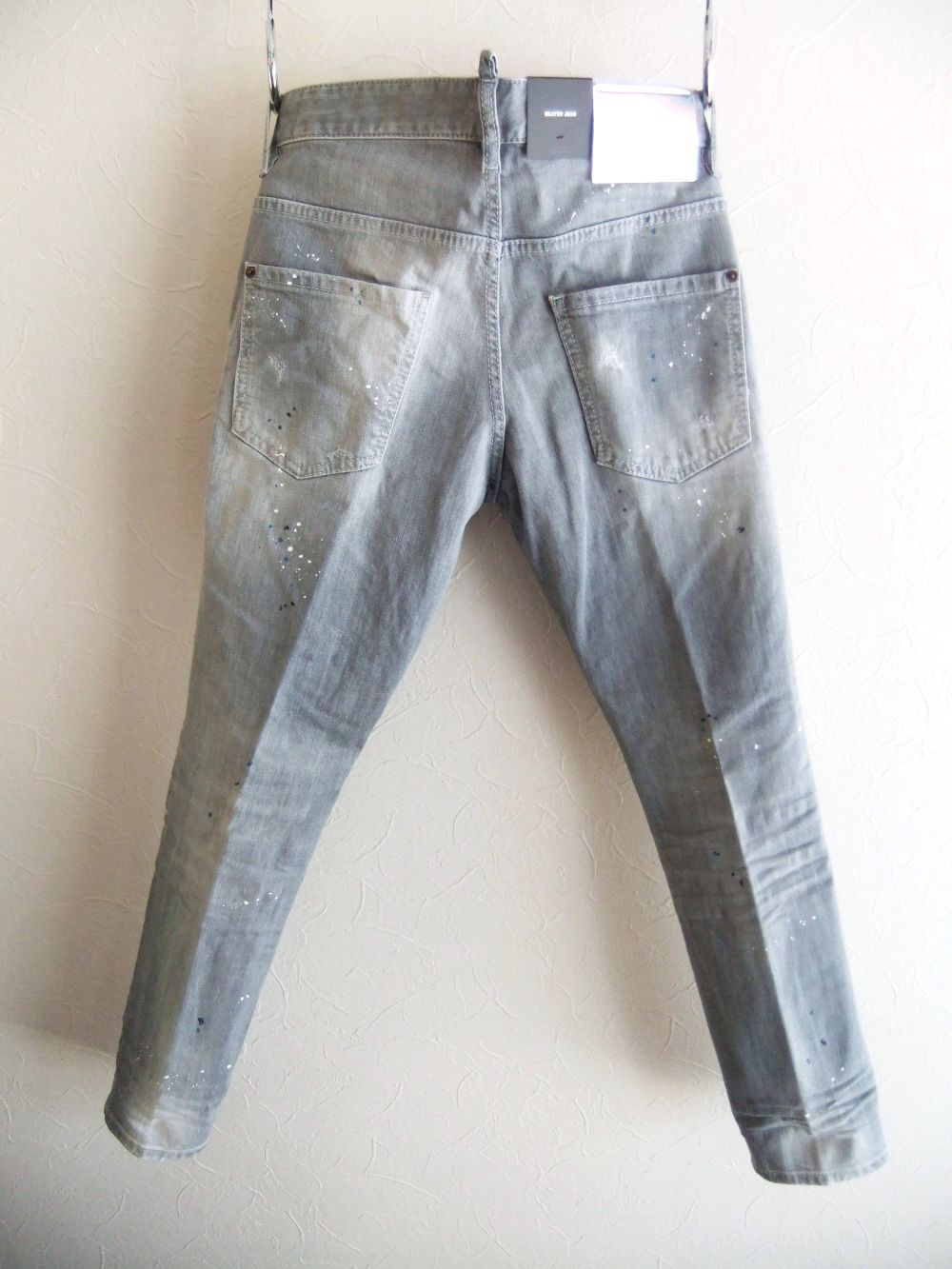 Dsquared2 - BLUE PEAKS GREY WASH JEANS スケーター ジーンズ | 4.444glad