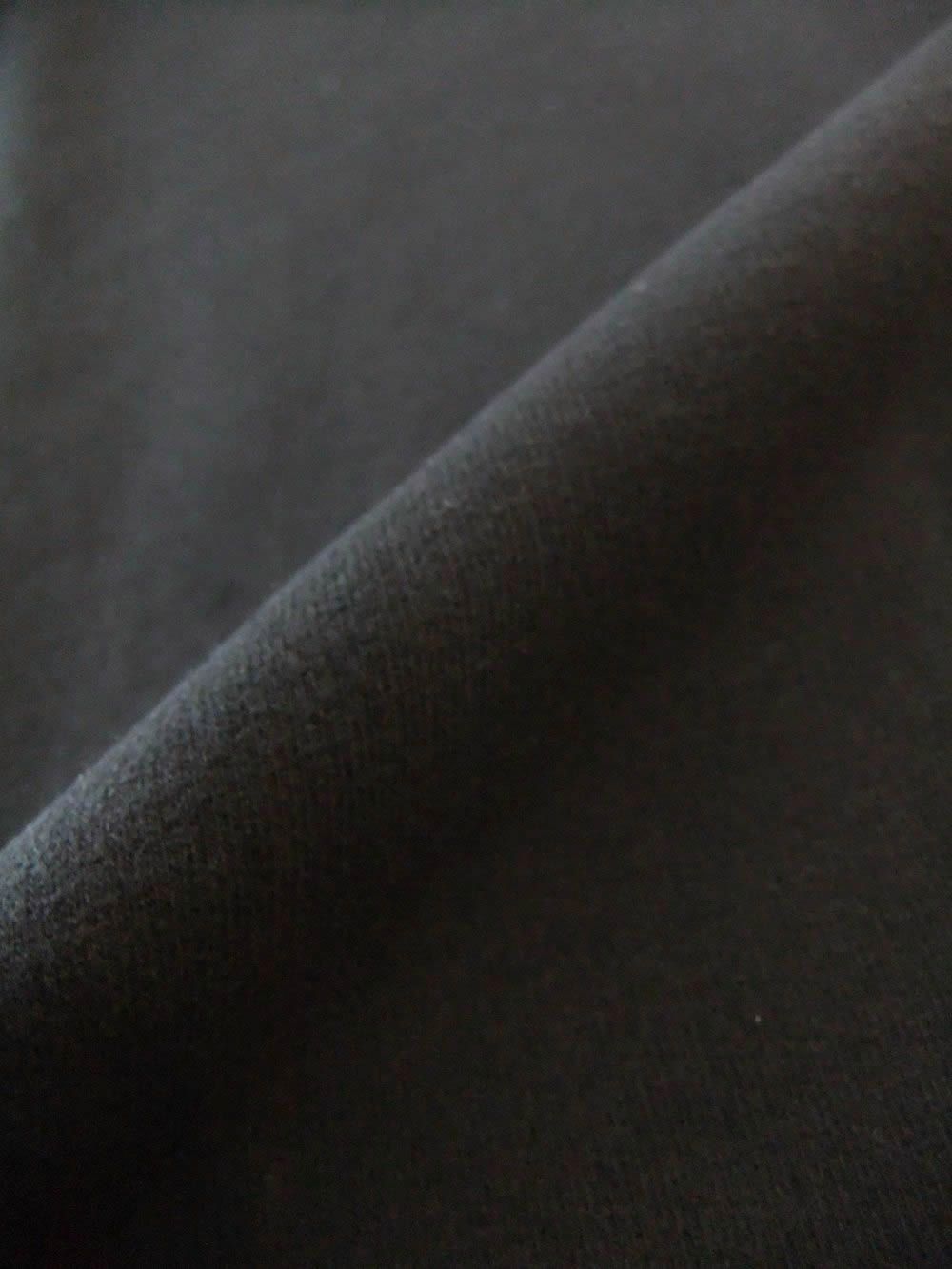 IF TEE  ミニ裏毛 クルーネック 半袖Tシャツ ( ブラック )