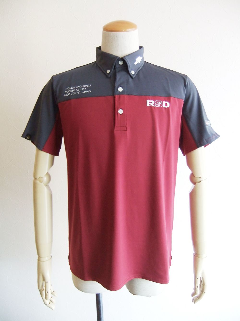 BICOLOR MORSE POLO   半袖B.D.ポロ  RSM-23008