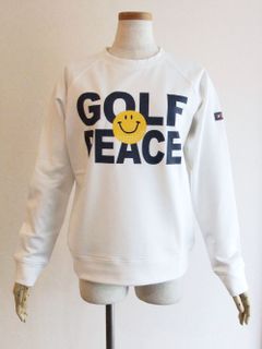 【LADIES】 GOLF PEACE SWEAT.W   ロゴ入りスウェットシャツ   RSL-21203