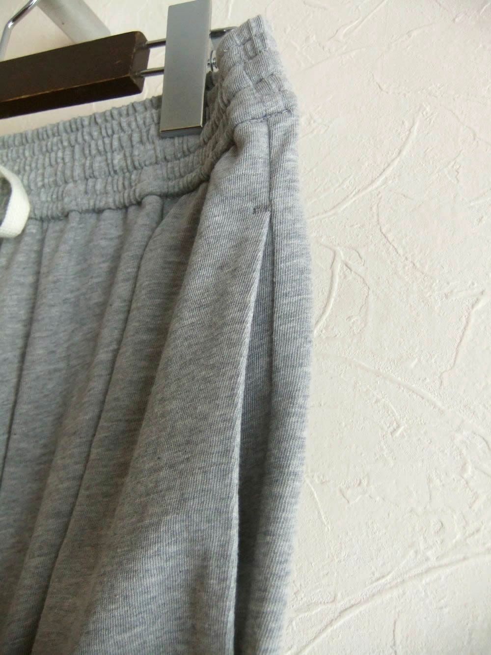 DRY COTTON WIDE EASY PANTS   (ライトグレー) 625603