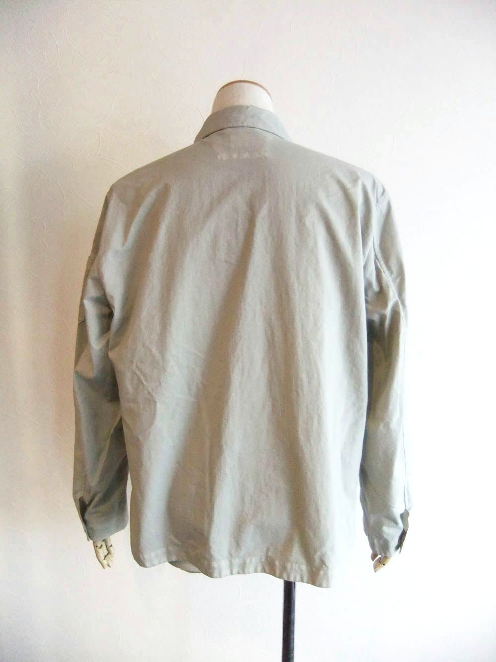 TAYLON P BUTTON LENS OVERSHIRT  (グレージュ)  オーバーシャツ ジャケット