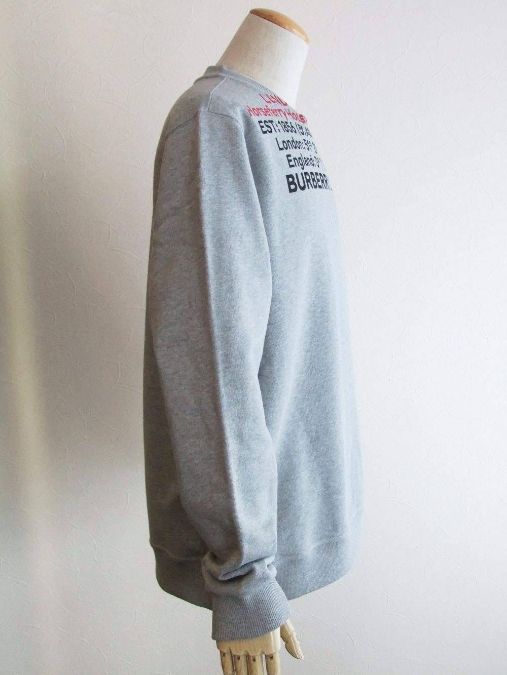 LOCATION PRINT COTTON SWEATSHIRTS  ロゴ プリント コットン トレーナー