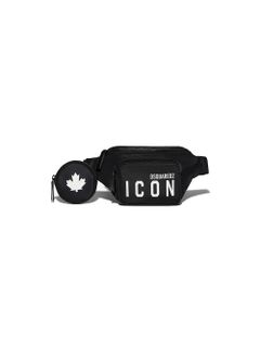 BE ICON BELT BAG   ICON ロゴ  レザー ミニウエストバッグ