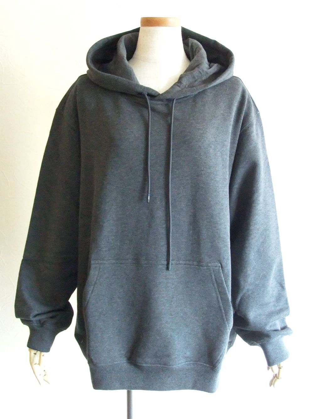 《LADIES》 ロゴ スウェットフーディー   (グレー)  3341MDM535-227797