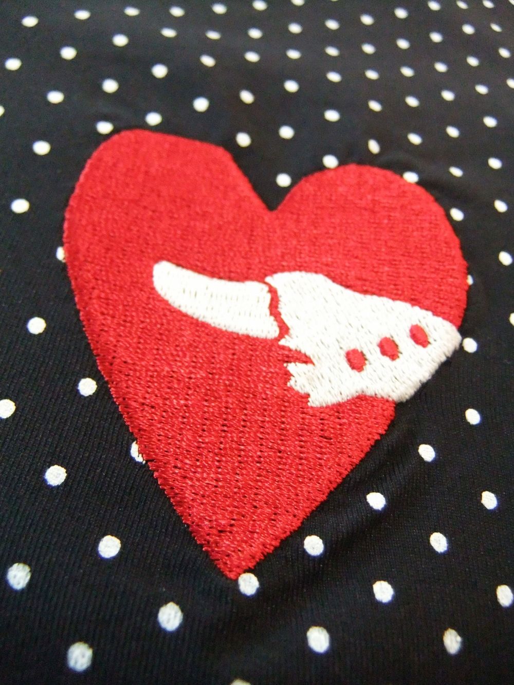 G.D.C. DOTS POLO (ブラック)   ドット柄 半袖B.D.ポロ  RSM-24011