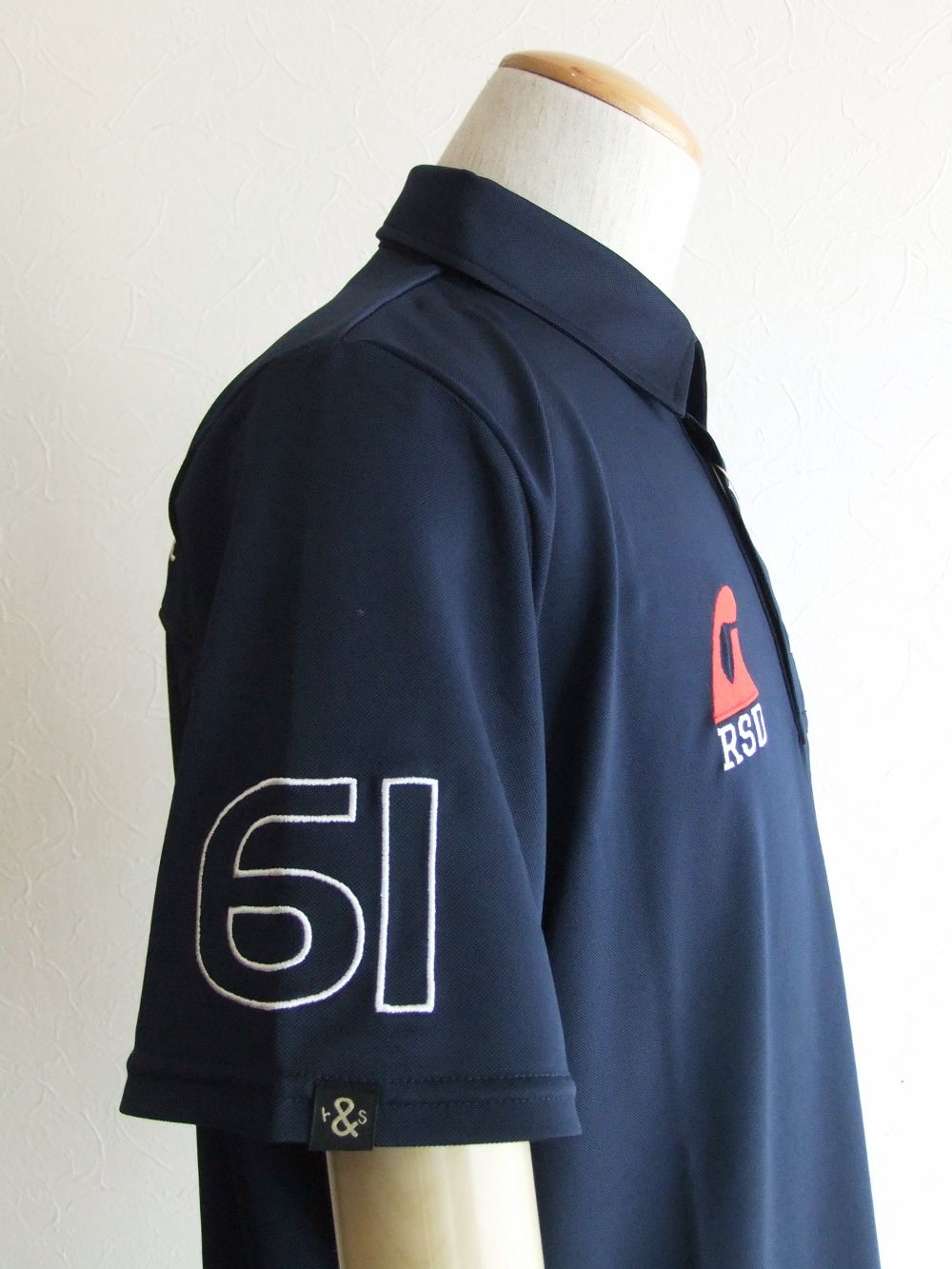 EVOLVE TOUR POLO (ネイビー)   半袖B.D.ポロ  RSM-22004