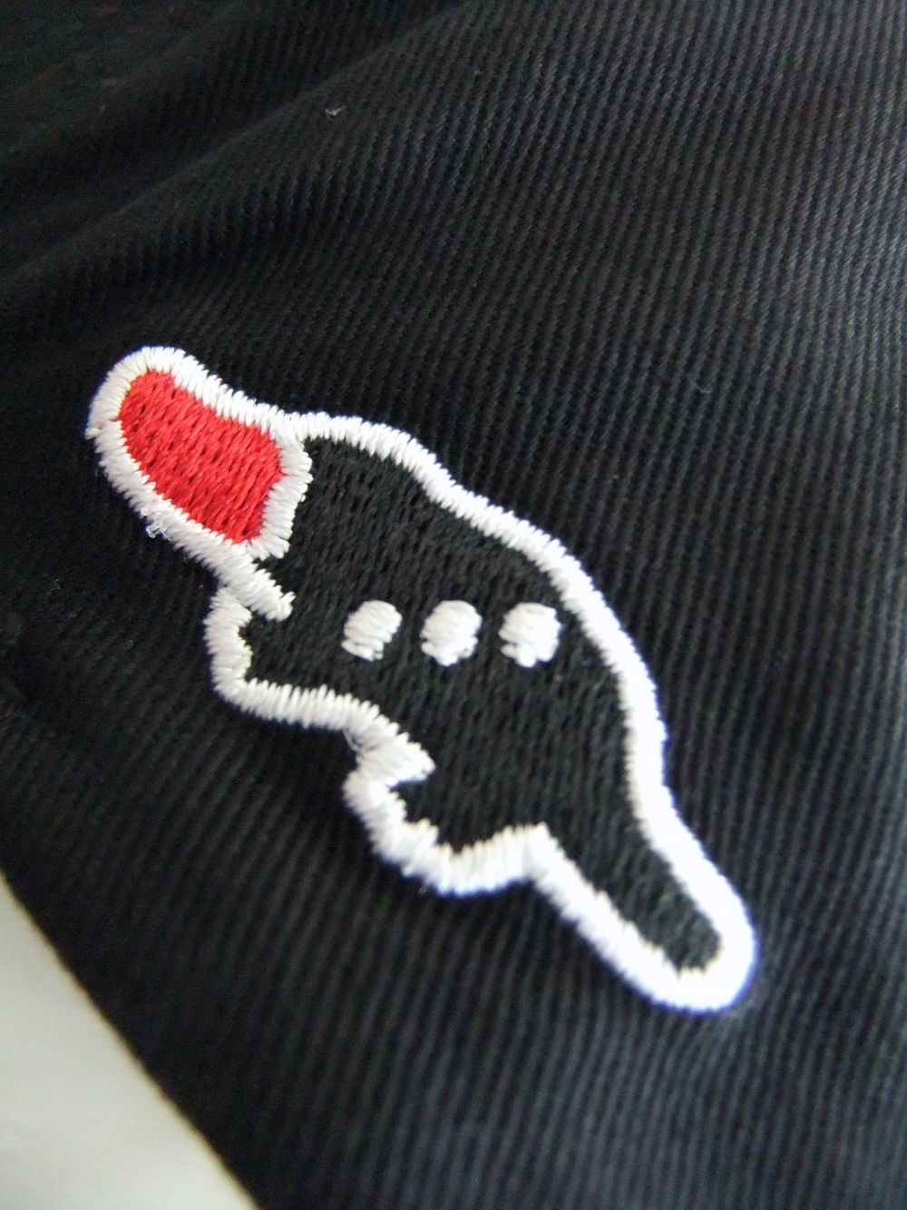 SIMPLE B.B. CAP  ( ブラック )  ロゴ入りキャップ