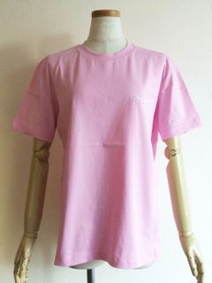 《LADIES》 胸 刺繍ロゴ  T-SHIRT  (ピンク)  3041MDM108-217298