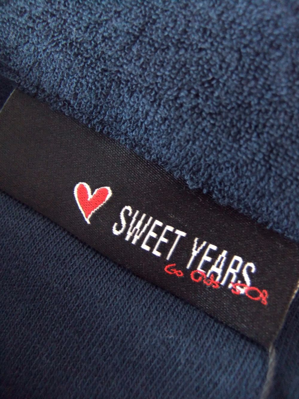 【SWEET YEARS】   パイル ポロシャツ /14611SY (ネイビー)