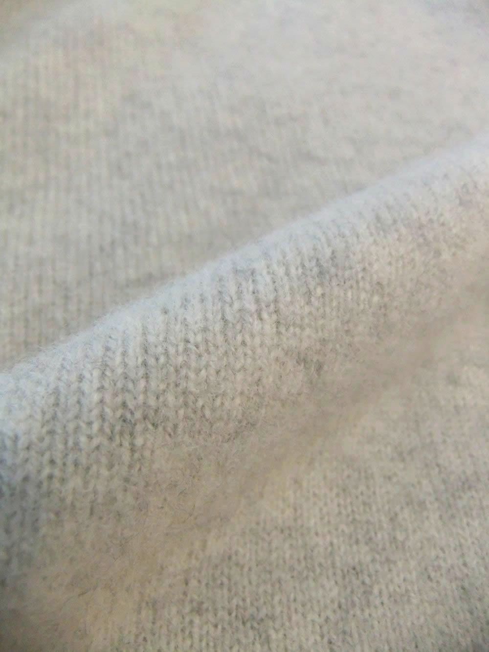 メリノウール ニット パーカー セーター  (ライトグレー)  A147101M