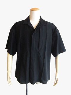 AIR TOOL S/S OVER LAYER  (ブラック)  コンパクトメッシュ ショートスリーブシャツ