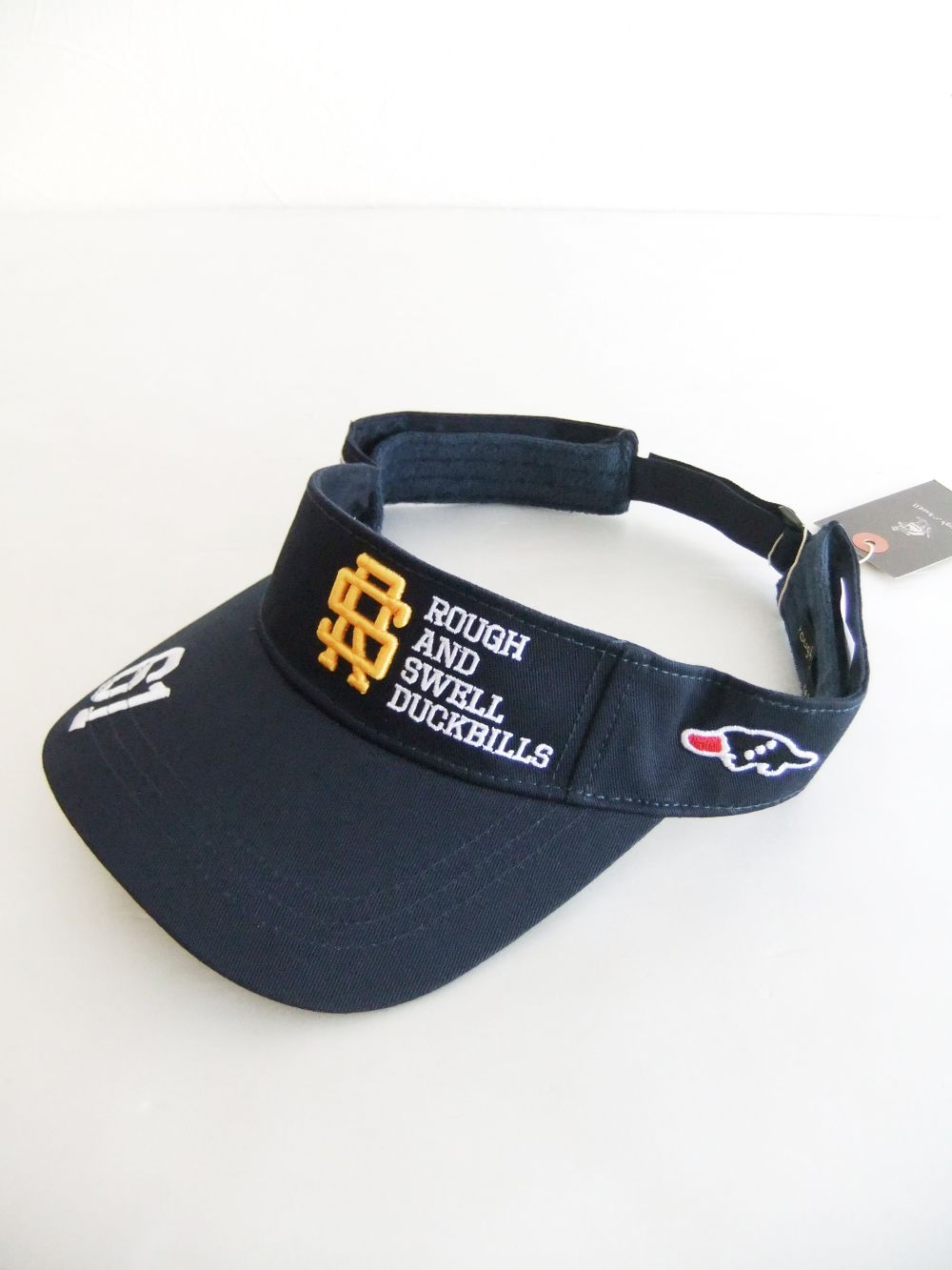 TOUR SUN VISOR (ネイビー) ロゴ入り サンバイザー  RSA-23004
