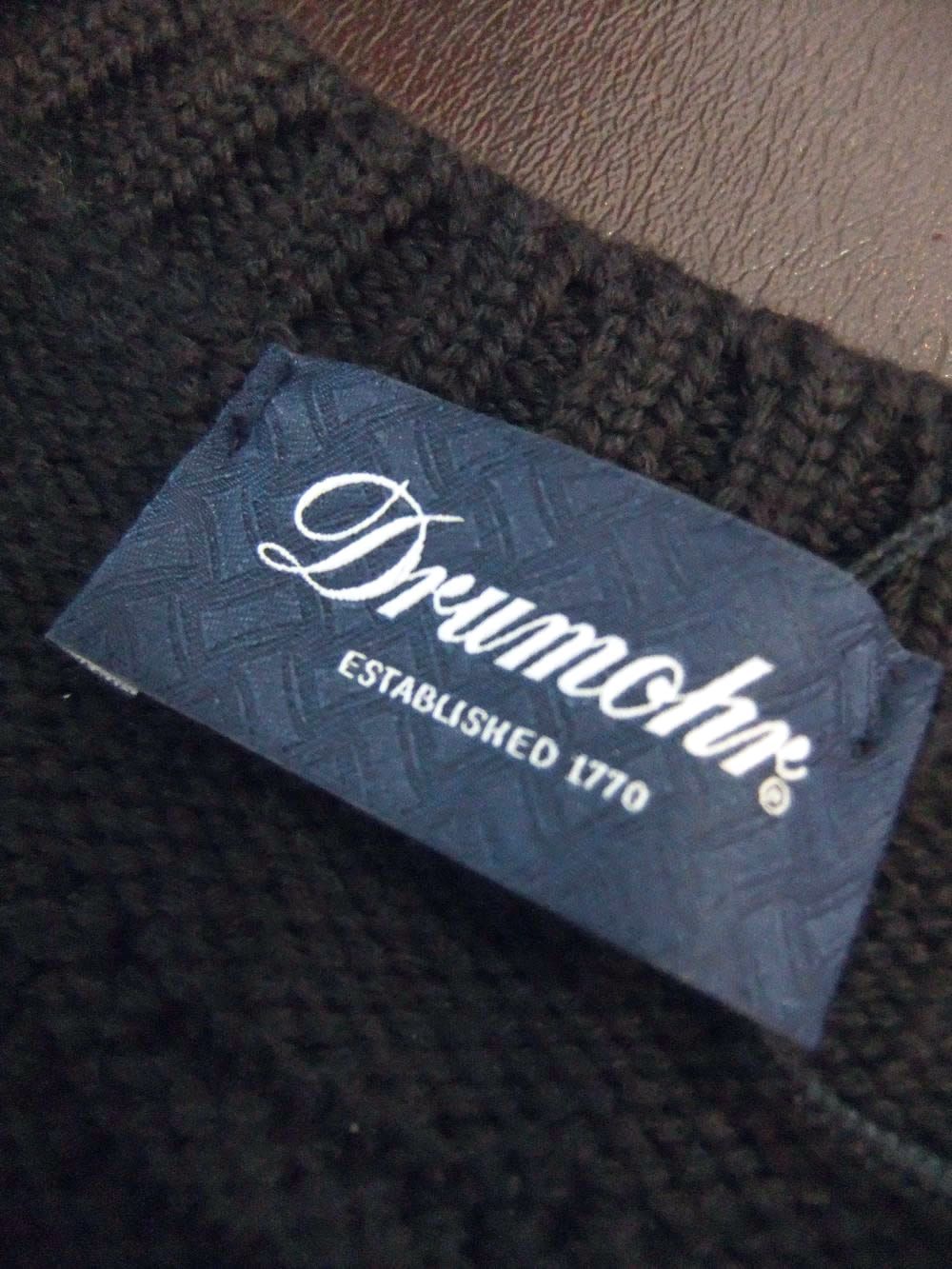 【D5M103L】メリノ ミドルゲージ クルーネック ニット