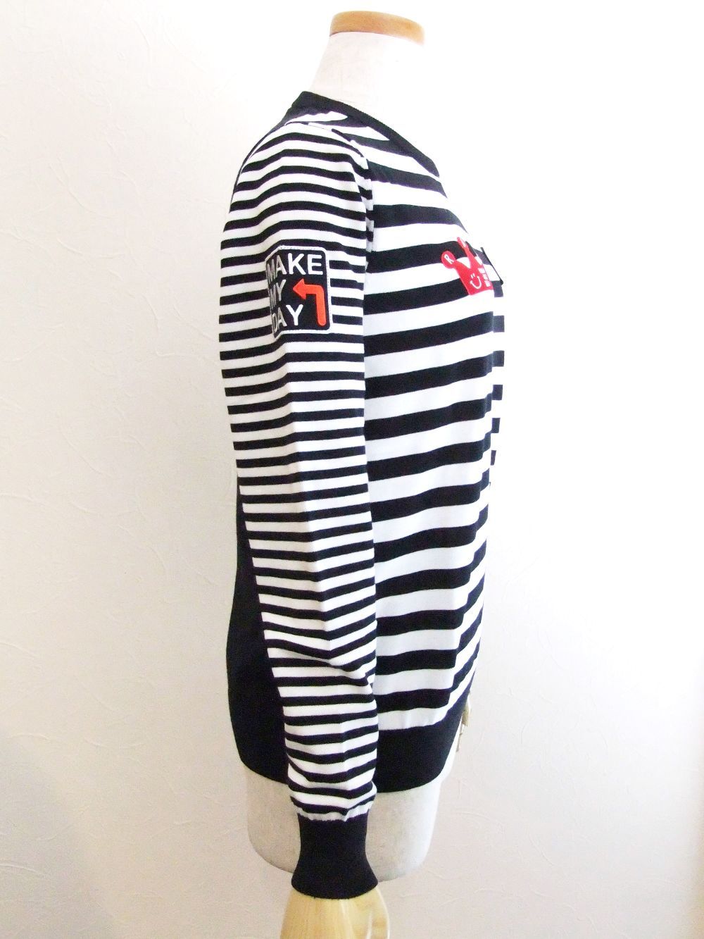 【LADIES】 ZEBRA CREW W.   ボーダー柄クルーネックセーター   RSL-21020