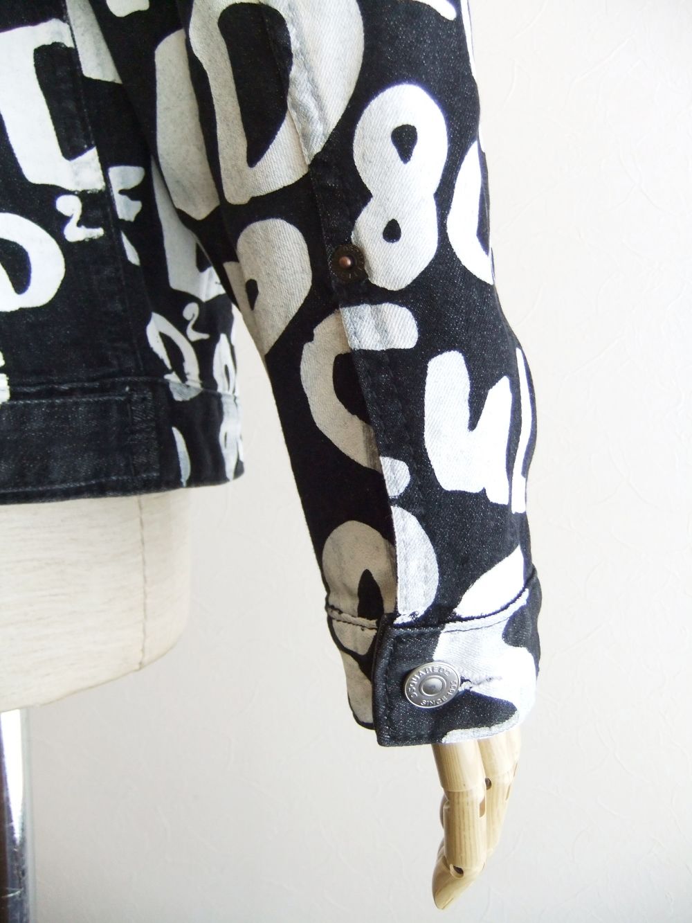 D2 POP 80'S JEAN JACKET   80's ポップロゴ デニムジャケット    S74AM1462