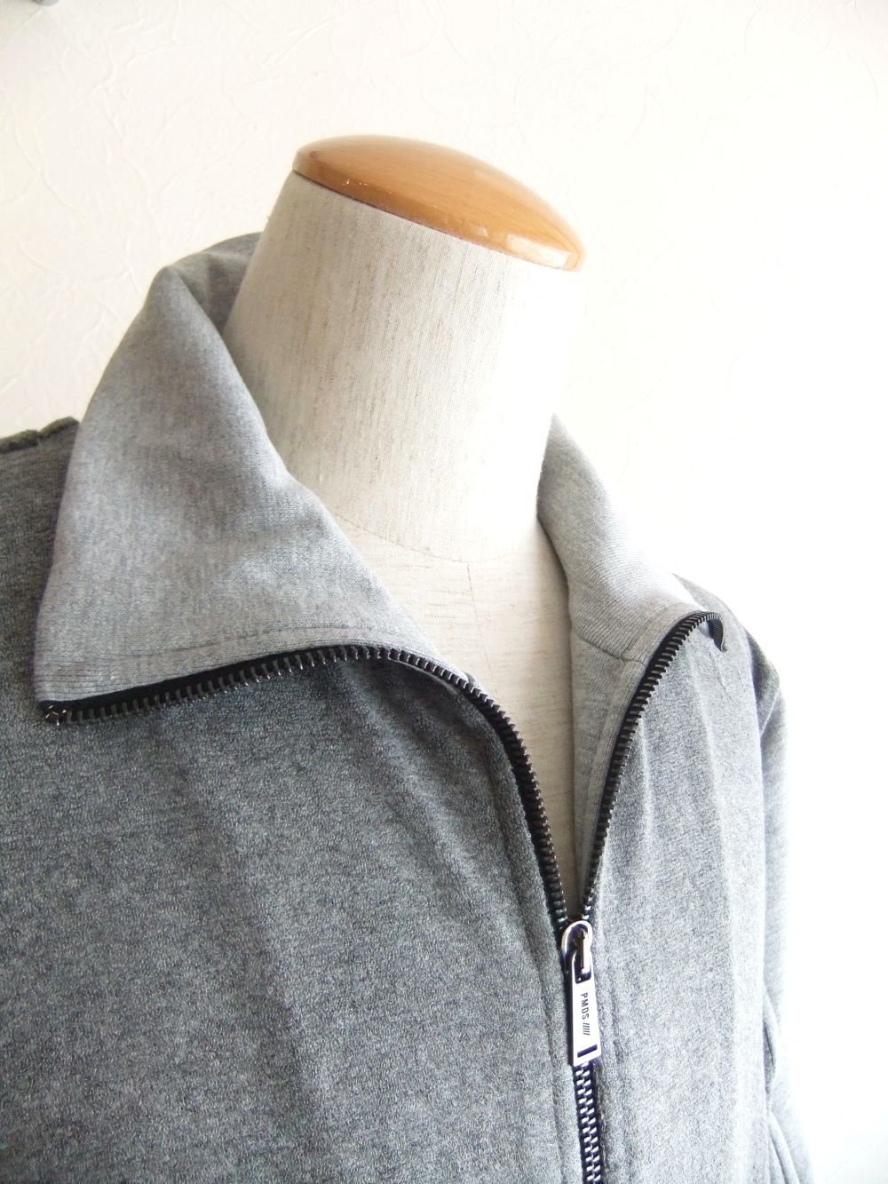 MOSI FLEECE   ZIP UP ベロアパイル 切替え ブルゾン