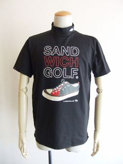 SANDWICH GOLF MOCK   (ブラック)   モックネック  半袖ポロシャツ RSM-23026