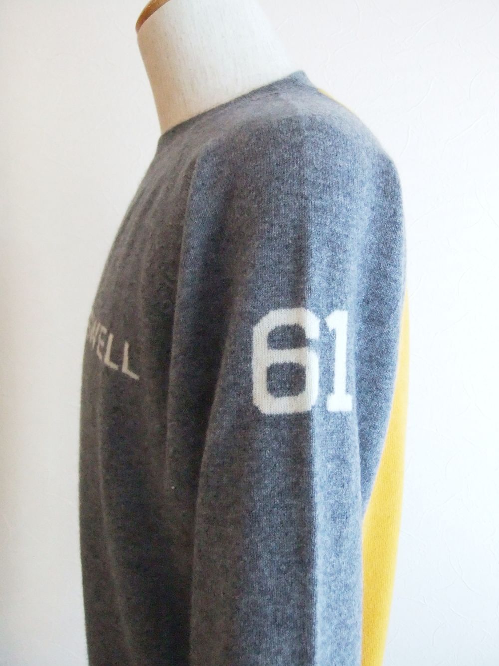 TOUR SWEATER 2022   12G カシミア クルーネックセーター ( グレー )  RSM-22275