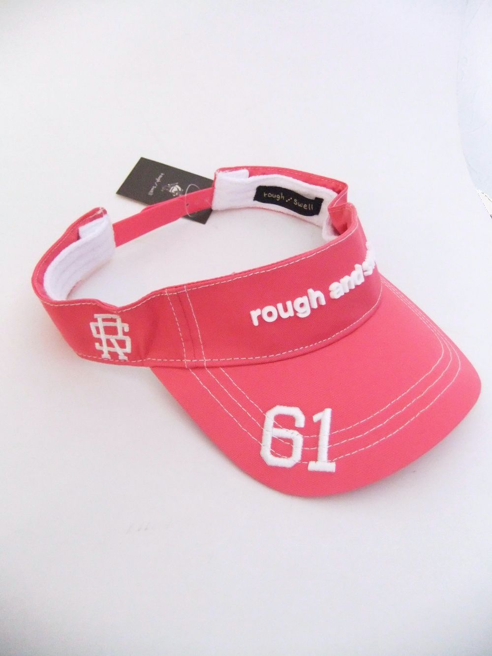 SIMPLE LOGO VISOR ( ピンク) ロゴ入りサンバイザー  RSA-21013