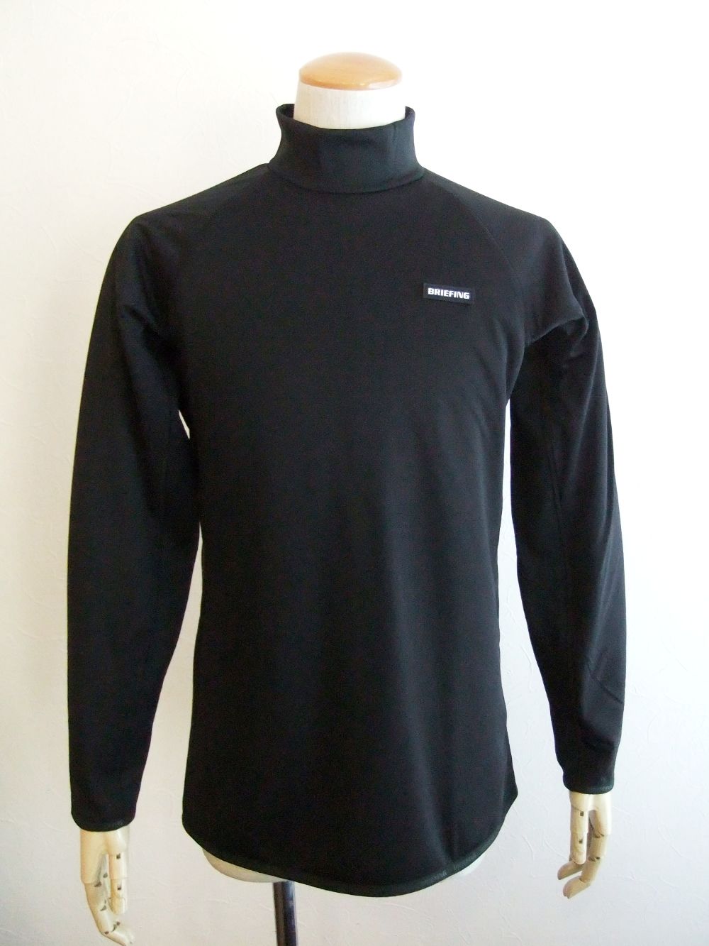 BRIEFING GOLF - MENS POLARTEC WINDBLOCK HIGH NECK （ブラック