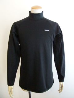 MENS POLARTEC WINDBLOCK HIGH NECK （ブラック）  ストレッチ ハイネック