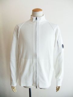 SEA ISLAND ZIPPED KNIT  (ホワイト)  ZIP カーディガン