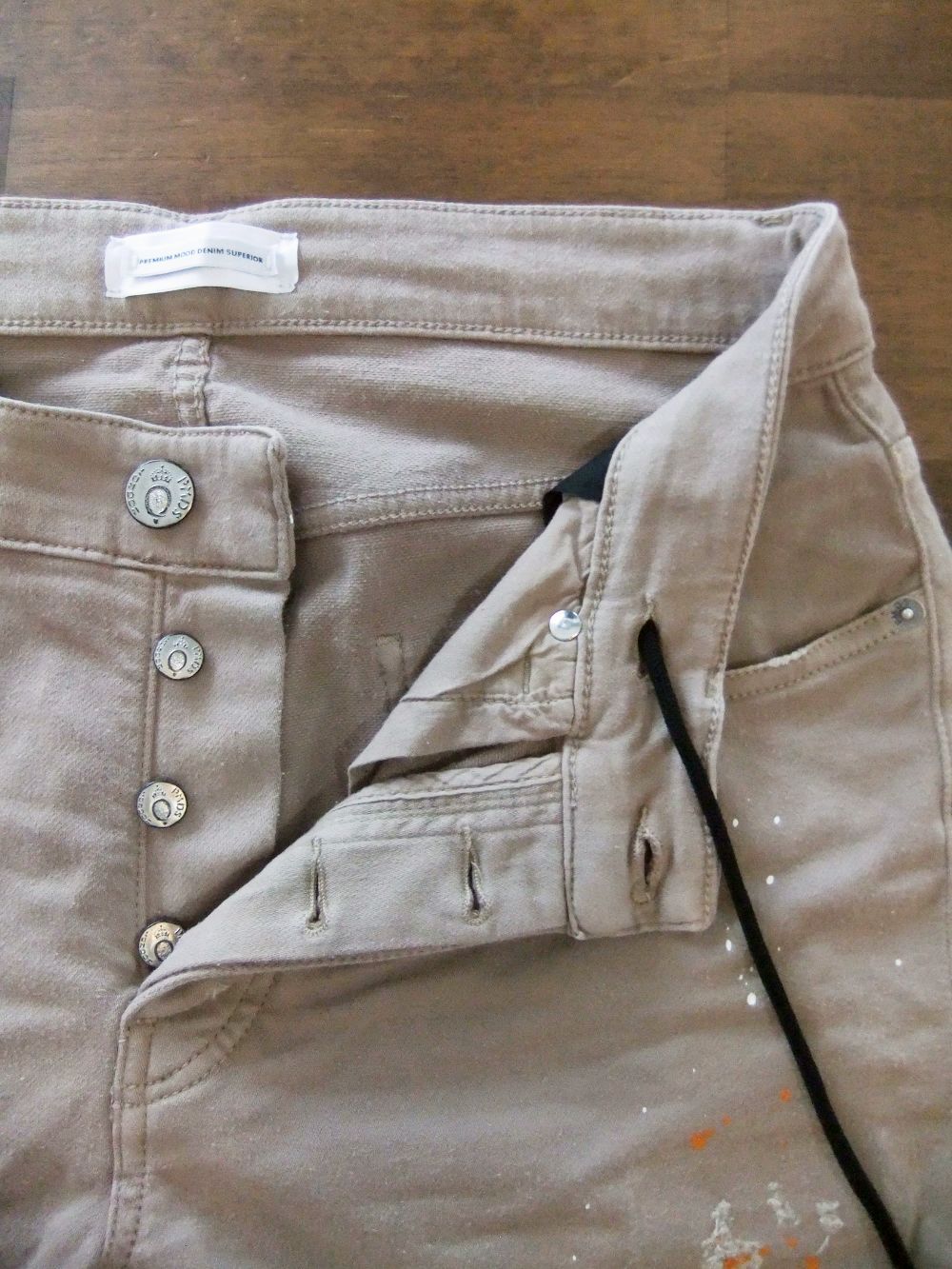 BARRET   JERSEY EASY DENIM PANT ジャージー デニムパンツ (ベージュ)