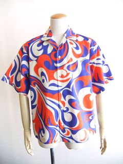 PSYCHEDELIC PAISLEY PRINT SHIRT    ペイズリー柄 半袖シャツ